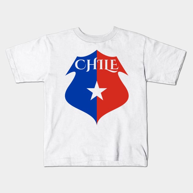 Chile Kids T-Shirt by JohnLucke